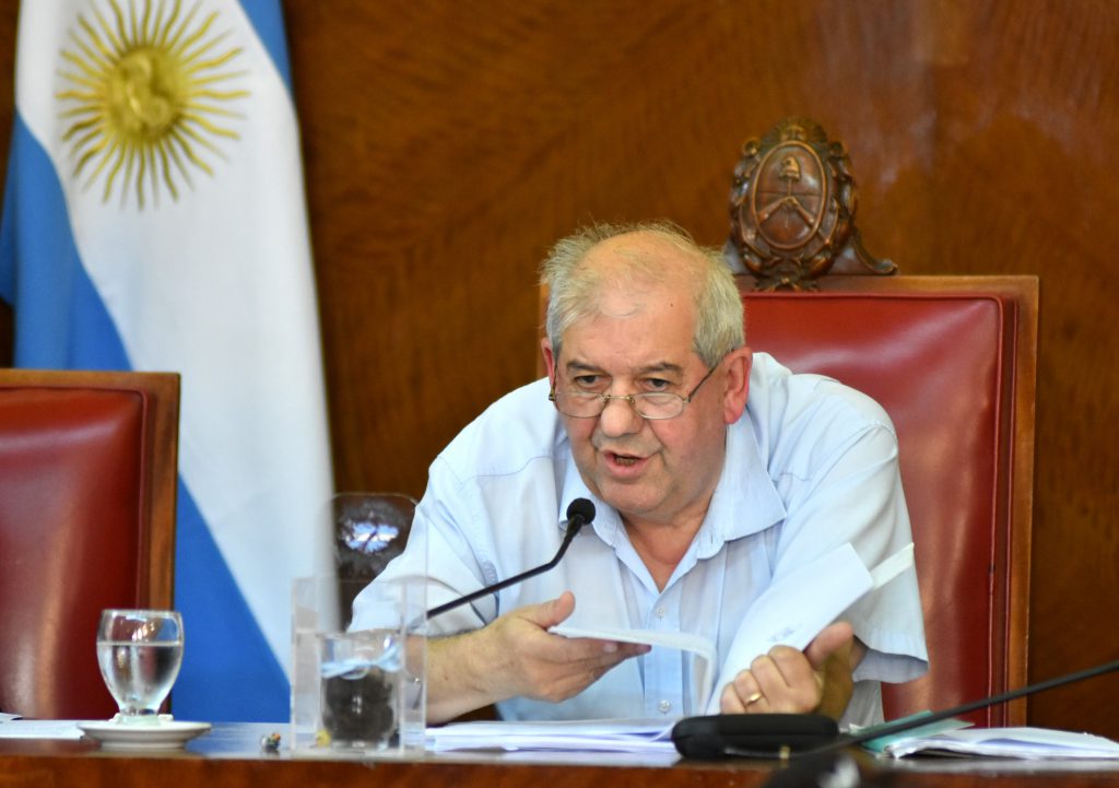 El presidente del Concejo, Guillermo Sáenz Saralegui.