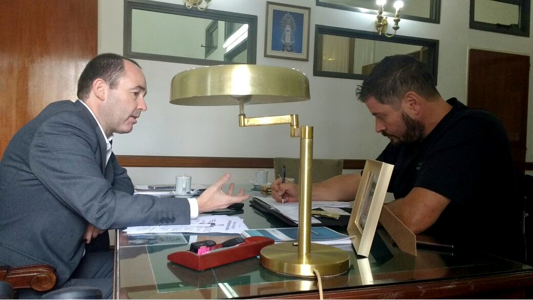 Fiorini recibió a LA CAPITAL en su despacho.