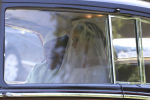 zzzzinte1 Meghan Markle leaves Cliveden House Hotel, accompanied by her mother, Doria Ragland for the wedding ceremony to marry Britain's Prince Harry, Duke of Sussex, at St George's Chapel, Windsor Castle, in Windsor, on May 19, 2018. / AFP PHOTO / POOL / Rick Findlerzzzz