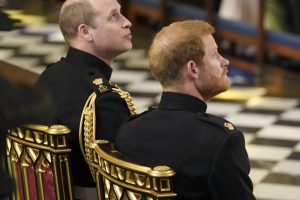 zzzzinte1 Britain's Prince Harry, Duke of Sussex (2nd L) and Prince Harry's brother and best man Prince William, Duke of Cambridge (L) wait in the chapel ahead of his wedding to US actress Meghan Markle at St George's Chapel, Windsor Castle, in Windsor, on May 19, 2018.  / AFP PHOTO / POOL / Dominic Lipinski zzzz