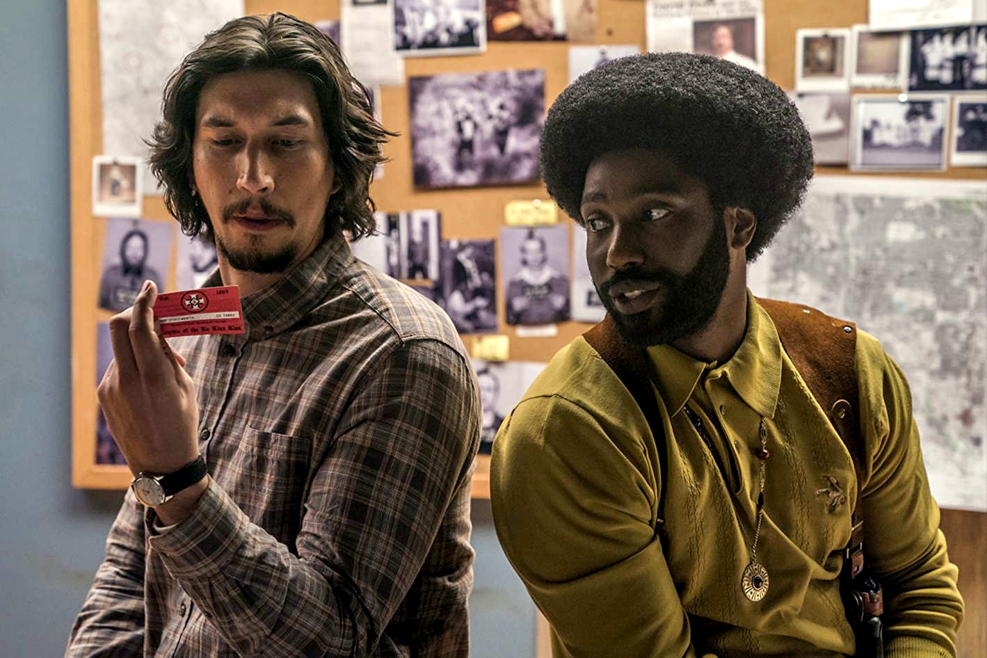 Una escena de BlacKKKlansman.