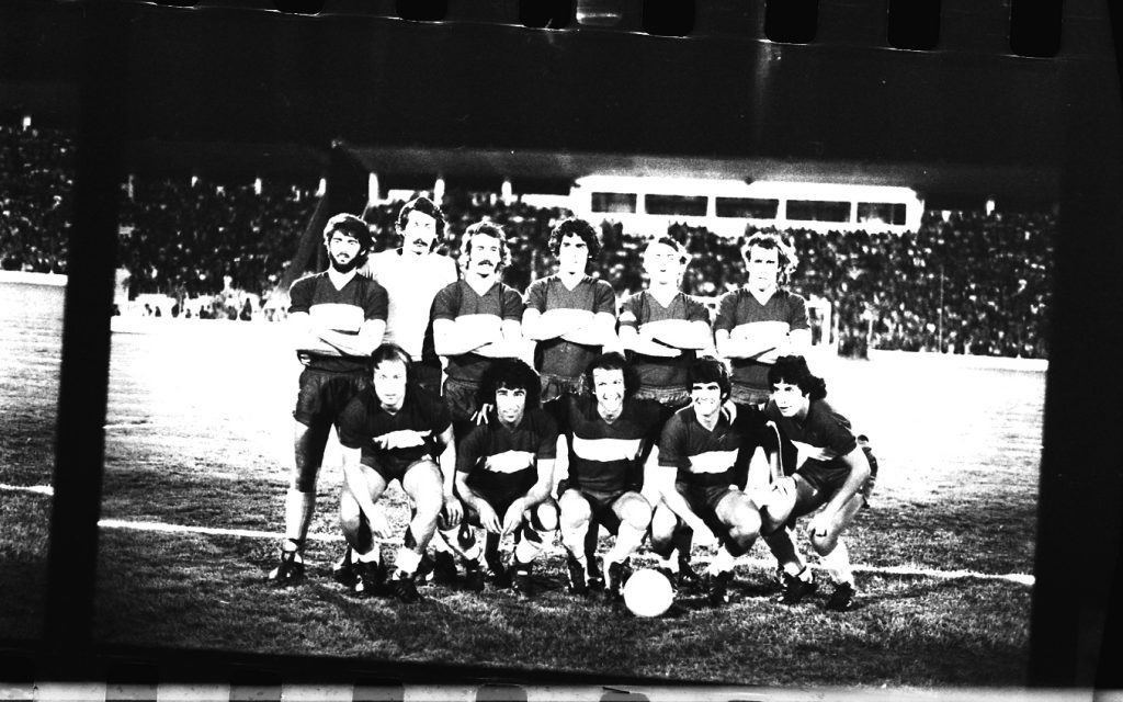 Los once que presentó Boca ante Alvarado en el 77. Un equipo que venía de ser campeón de la Libertadores.