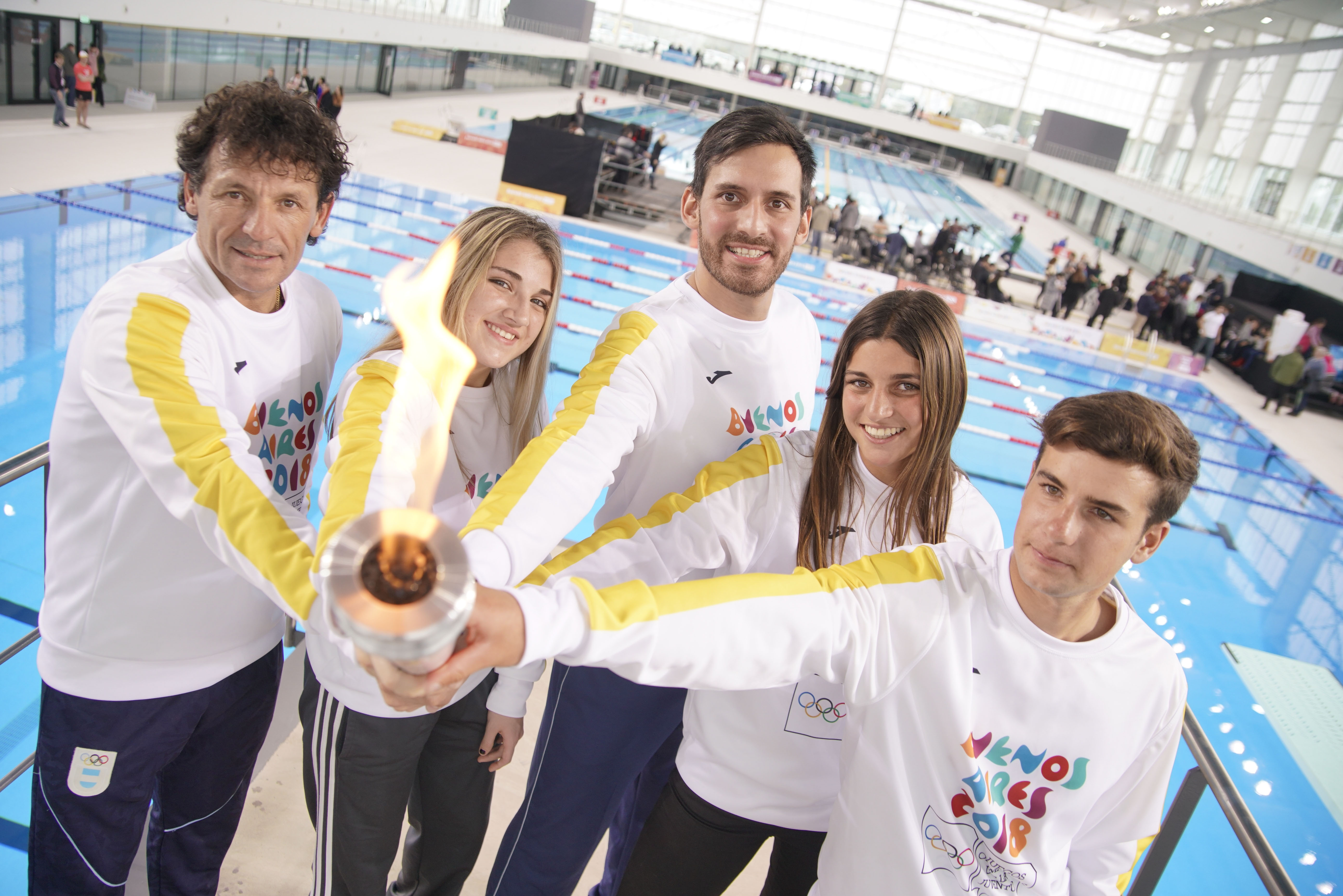 Curuchet, Crismanich y tres deportistas que participarán de los  Juegos Olímpicos de la Juventud Buenos Aires 2018
