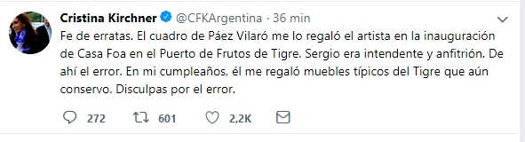 CFK Twitter