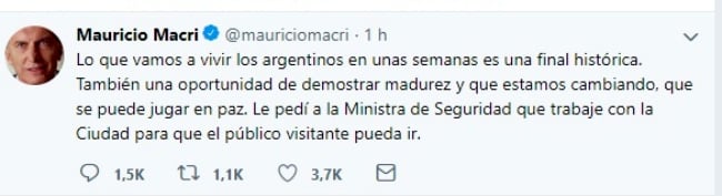 MACRI - Libertadores