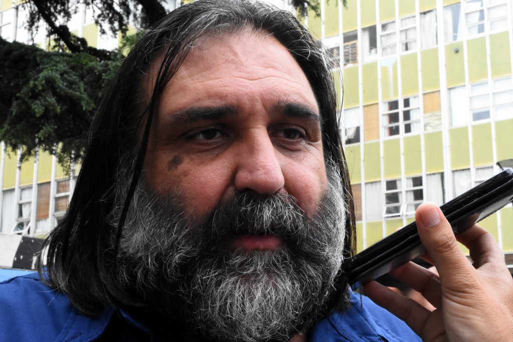 El Secretario General del Sindicato Único de Trabajadores de la Educación de la Provincia de Buenos Aires (SUTEBA), Roberto Baradel.