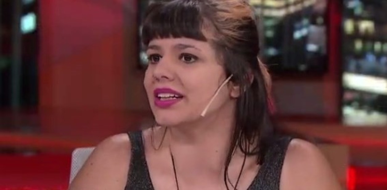 Stephanie Calo, la militante que denunció a Romero. 