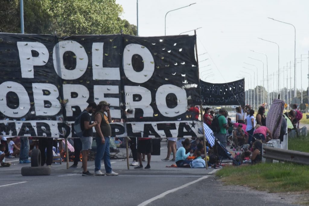 Polo Obrero manifestación