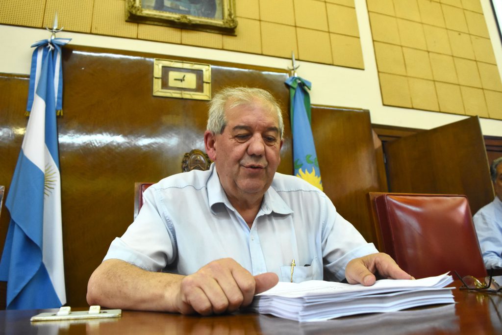 Guillermo Sáenz Saralegui, presidente del Concejo Deliberante. 
