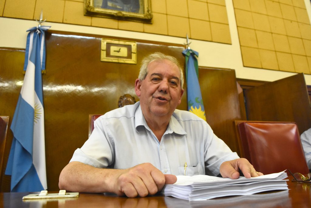 Guillermo Sáenz Saralegui, presidente del Concejo Deliberante. 