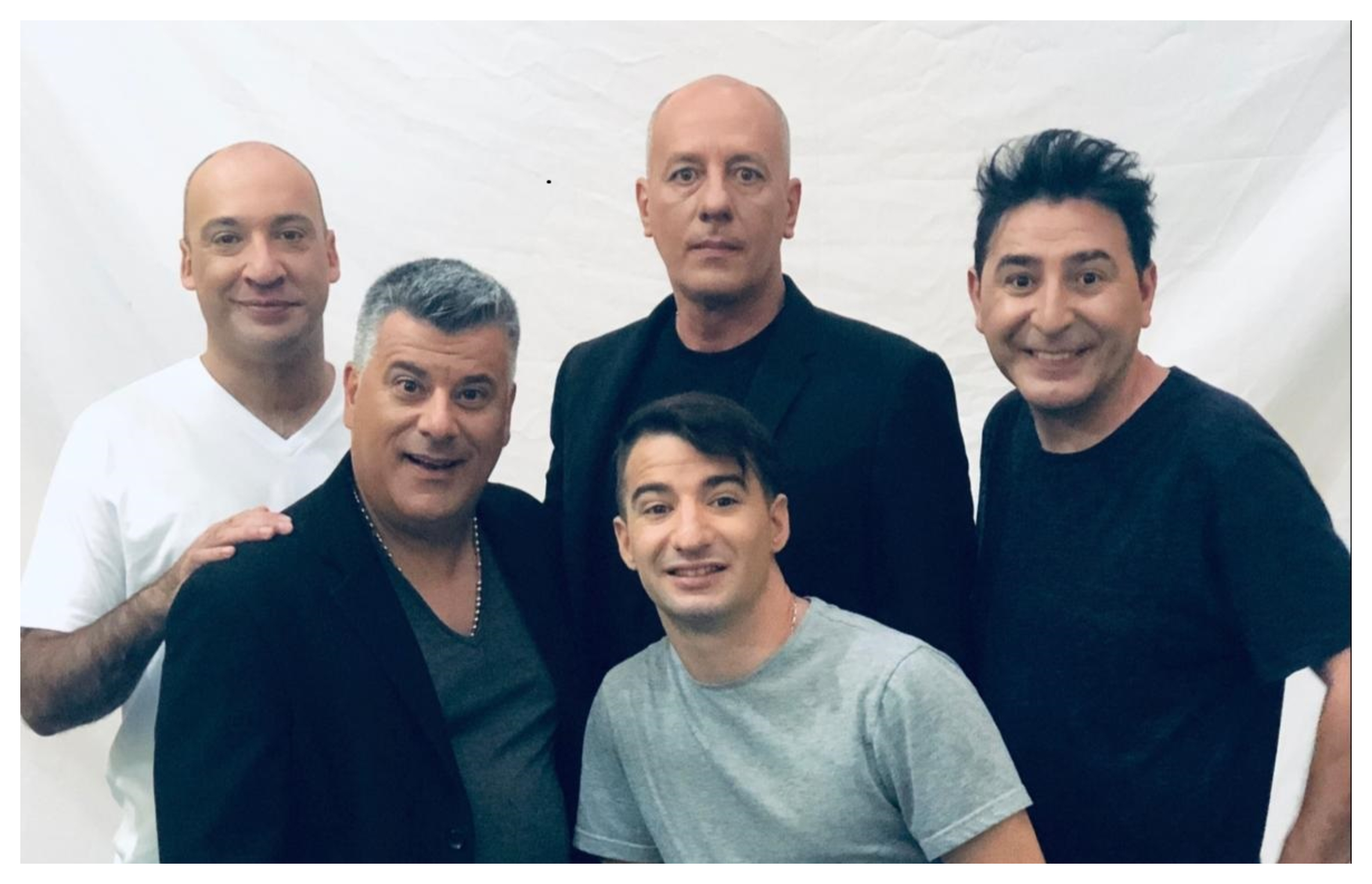 Yayo Guridi, Pichu Straneo, Nazareno Mottola, Walter López y Marcelo Ruiz Díaz.