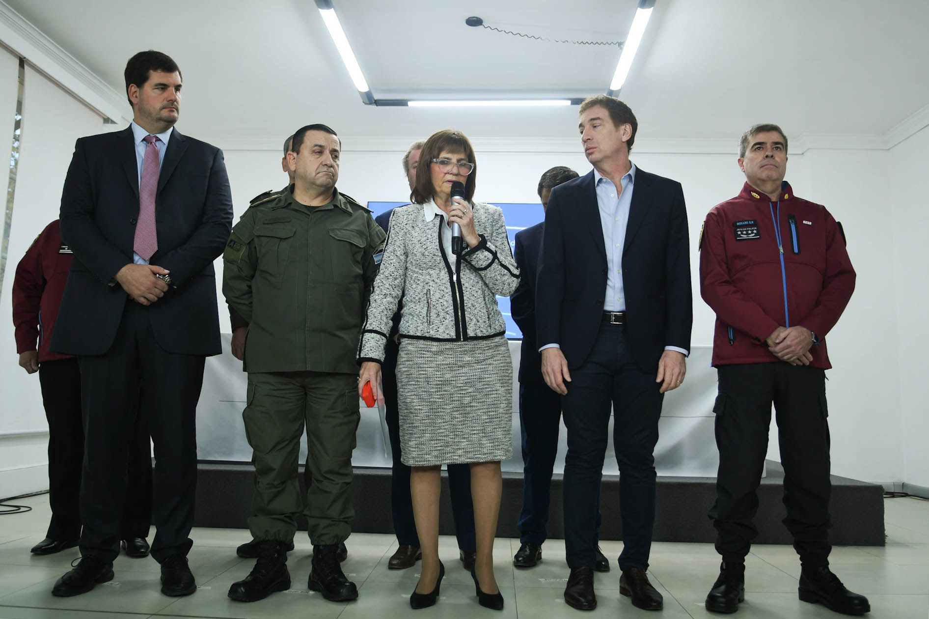 Conferencia de prensa sobre captura del pediatra del Garraham por pornografía infantil.