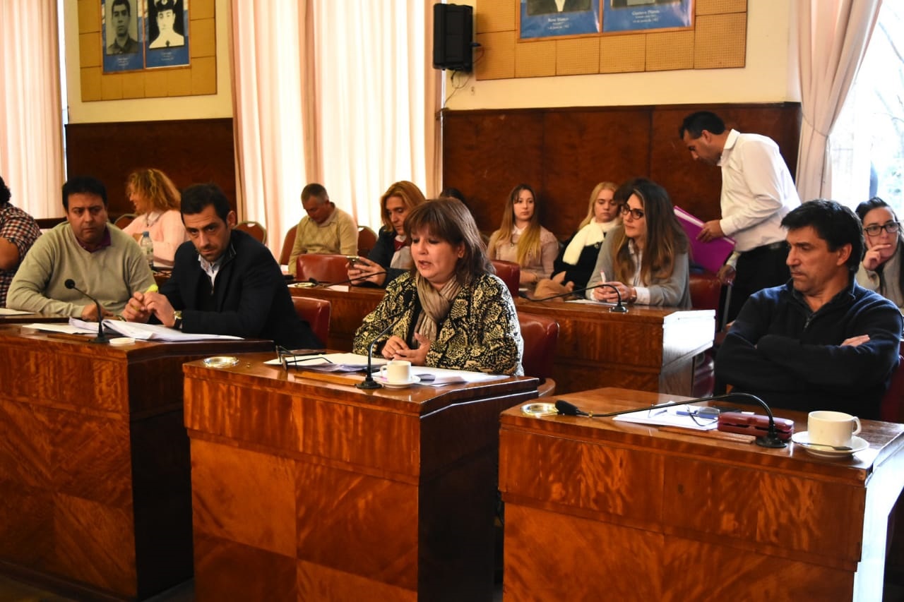 La radical Cristina Coria votó en contra las rendiciones de cuenta de la administración central y los entes. 