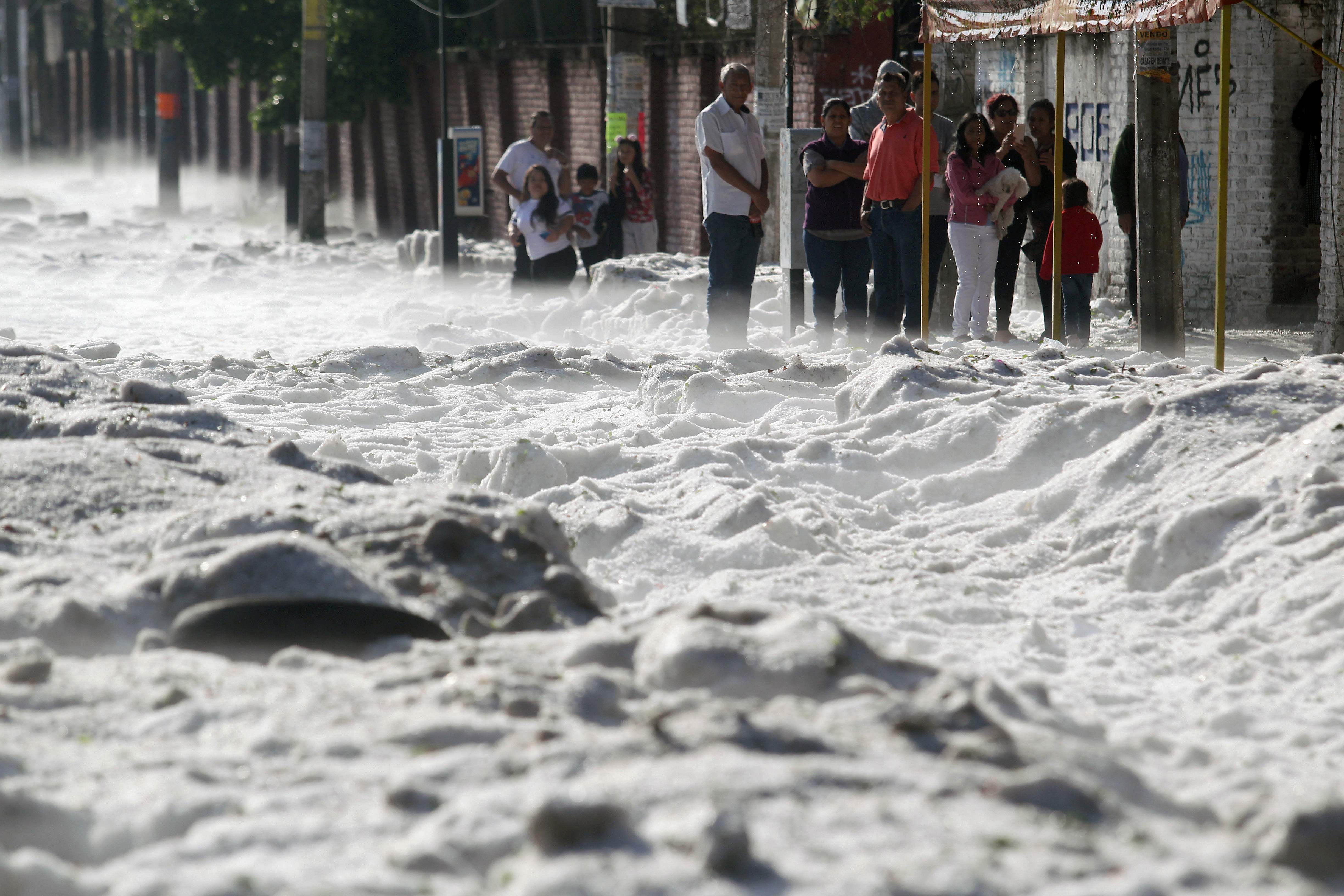 MEXICO-WEATHER-HAIL