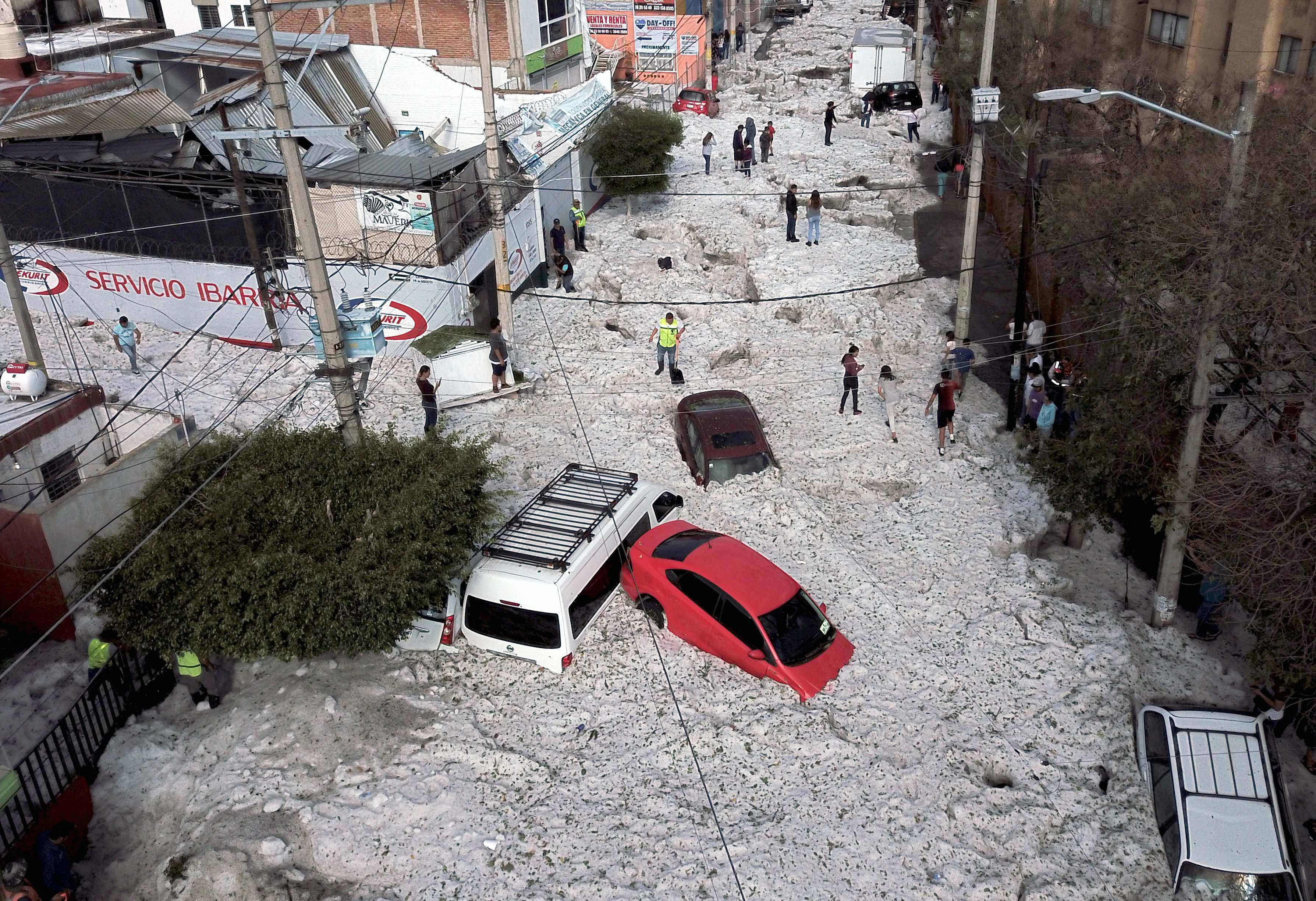 MEXICO-WEATHER-HAIL