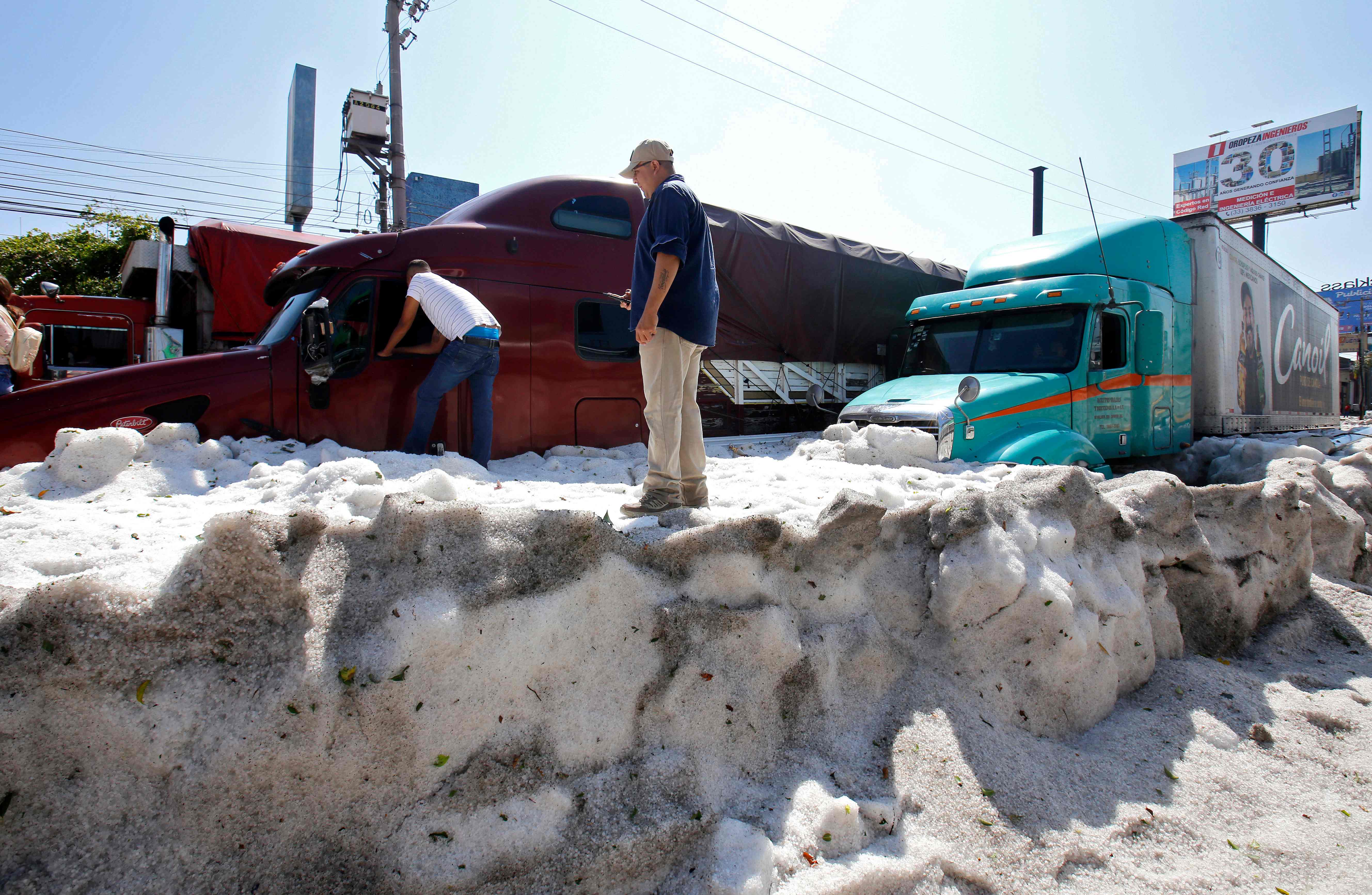 MEXICO-WEATHER-HAIL