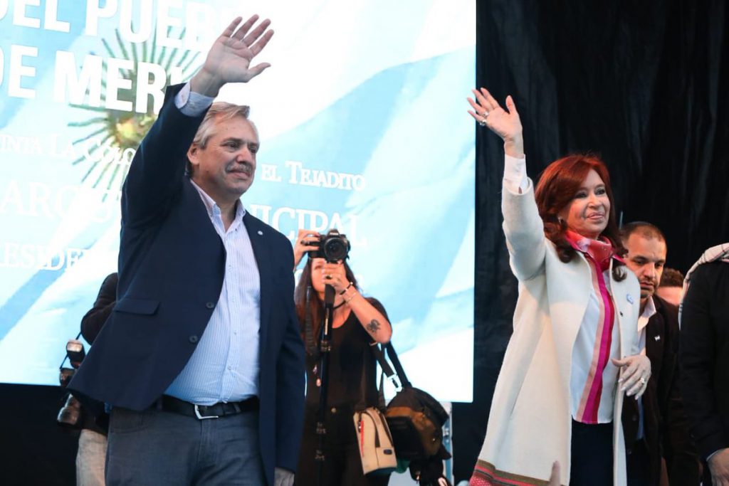 Alberto Fernandez Y Cristina Kirchner Se Presentan Juntos En Un