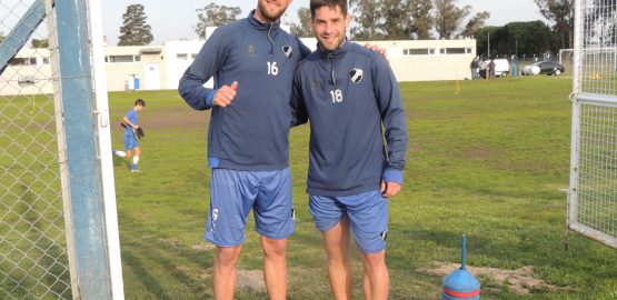 Gaspar Gentile y Diego Becker. Foto Prensa Alvarado.