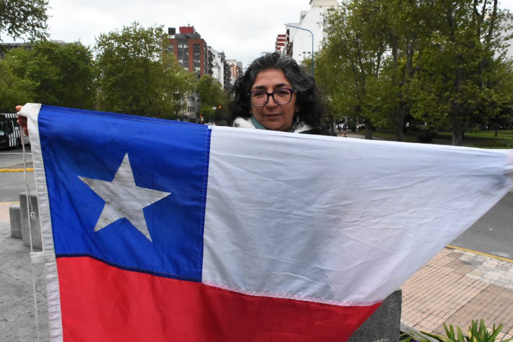 Margarita, ciudadana chilena en Mar del Plata.