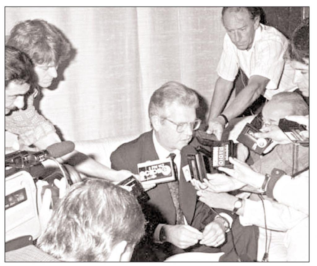 Mario Roberto Russak "cortó" los triunfos de la UCR. Se convirtió en intendente gracias al triunfo del 8 de setiembre de 1991, con casi el 30% de los votos.