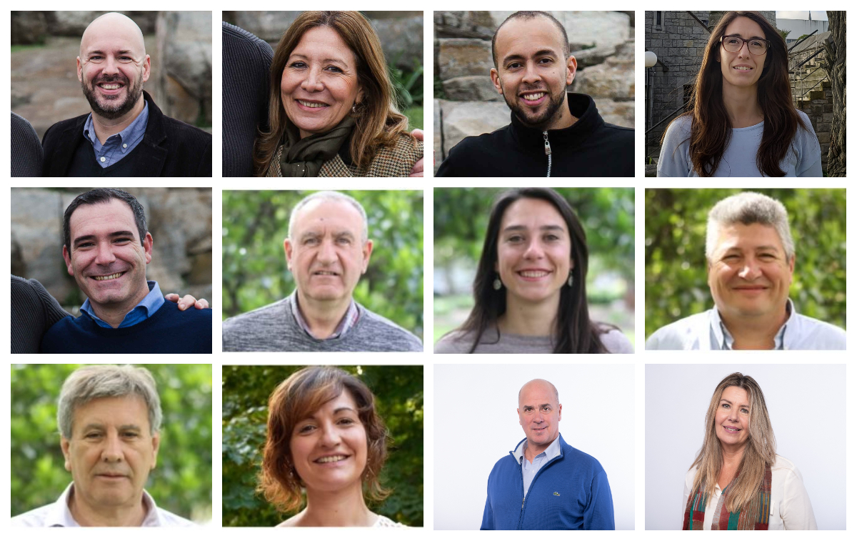 Los 12 concejales electos en los comicios del 27 de octubre: cinco bancas para Juntos por el Cambio, cinco para el Frente de Todos y dos para Acción Marplatense.