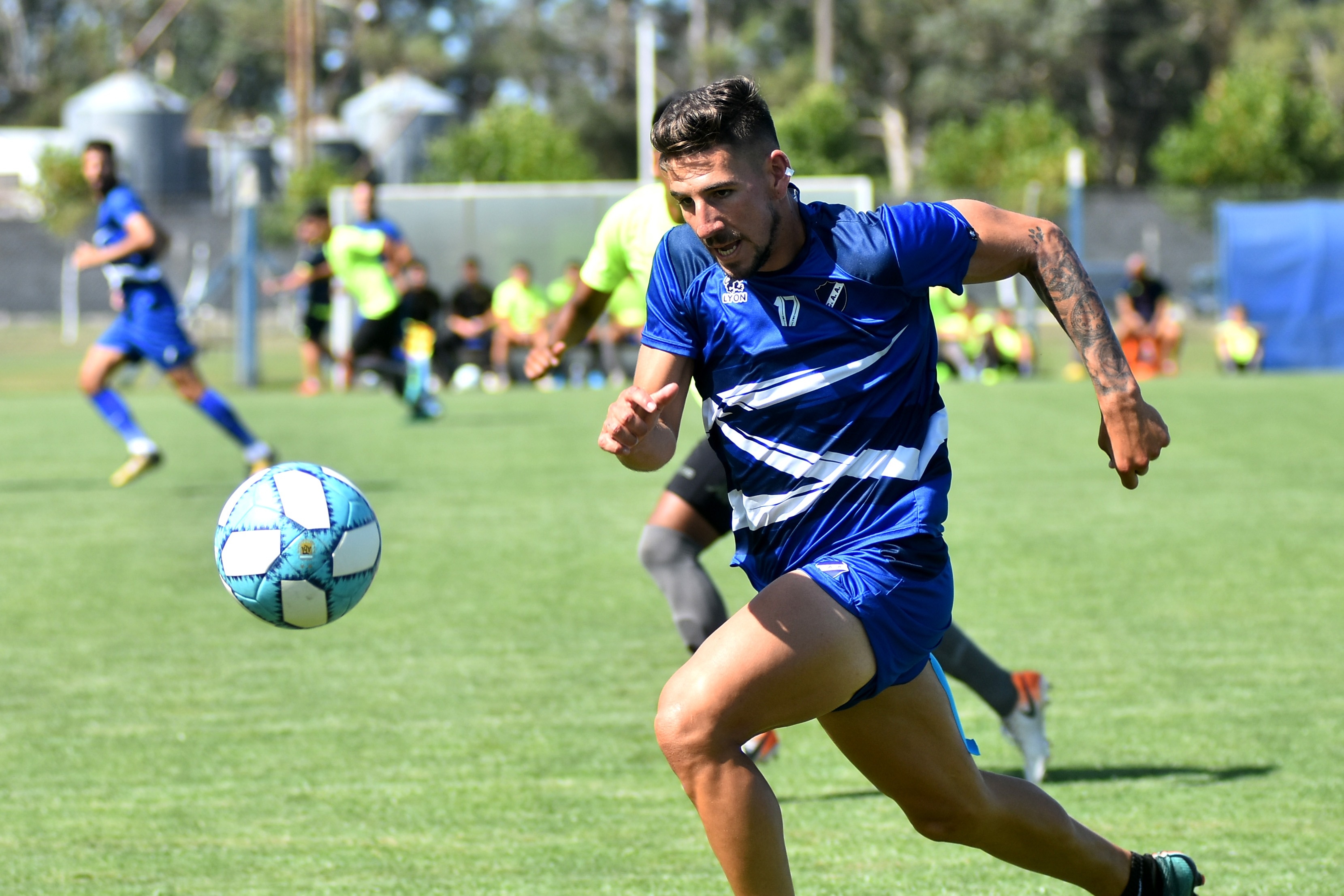 Santiago Giordana, delantero titular.