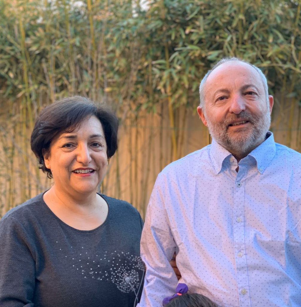 Norma Betti y Darío Bavaresco en un pequeño pueblo vecino a Toledo, España.