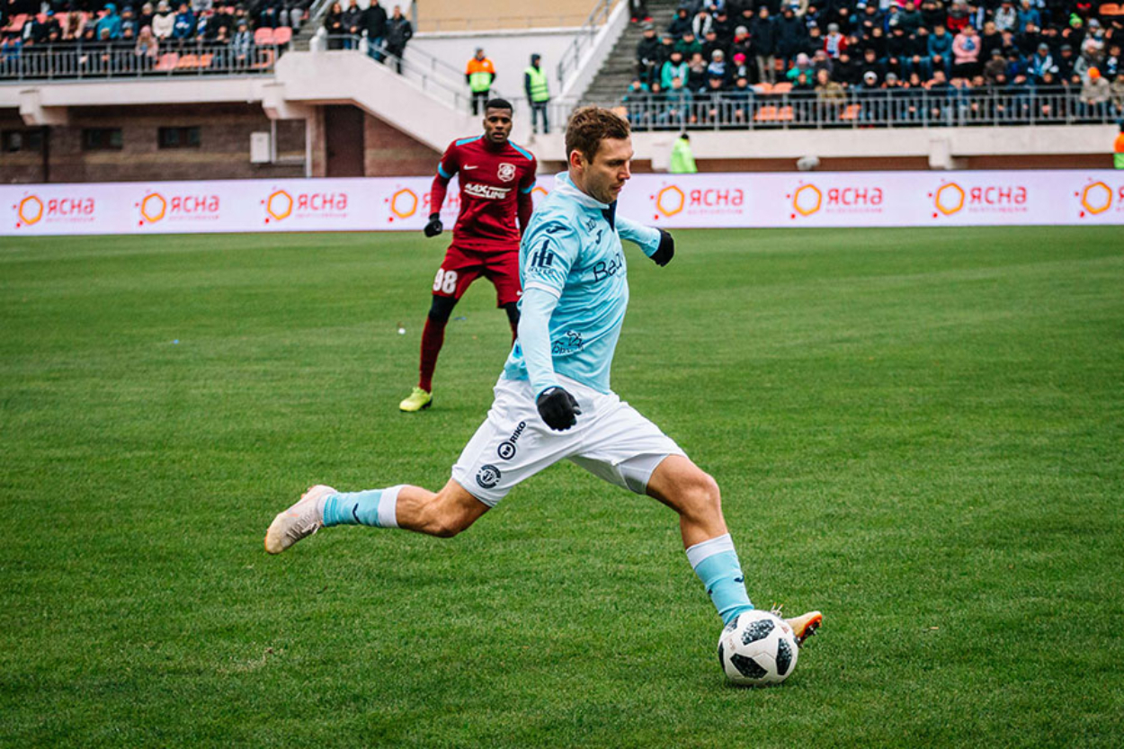 Oleg Veretilo, capitán de Dinamo Brest.
