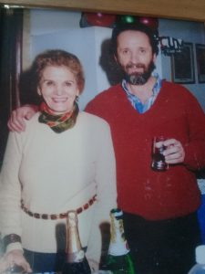 Dolores Estanga de Conti y Ricrdo Alfredo Conti, hijo y administrador de El Tribuno.