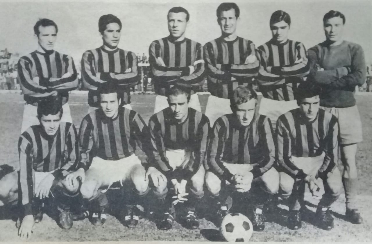 El equipo de San Lorenzo que obtuvo el hexacampeonato en 1968.