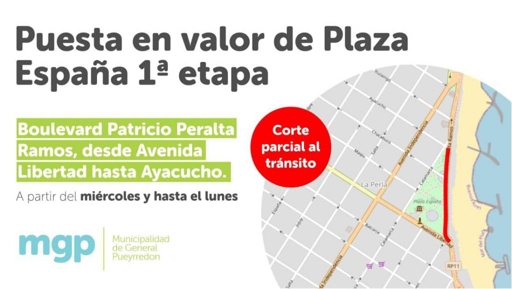 Imagen MGP - Corte transito Plaza España