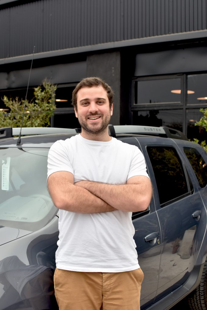 El emprendedor marplatense Juan Cruz De la Rúa.