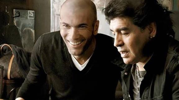 Pelé, Zidane y Maradona en Casa Maravillas, Madrid, España