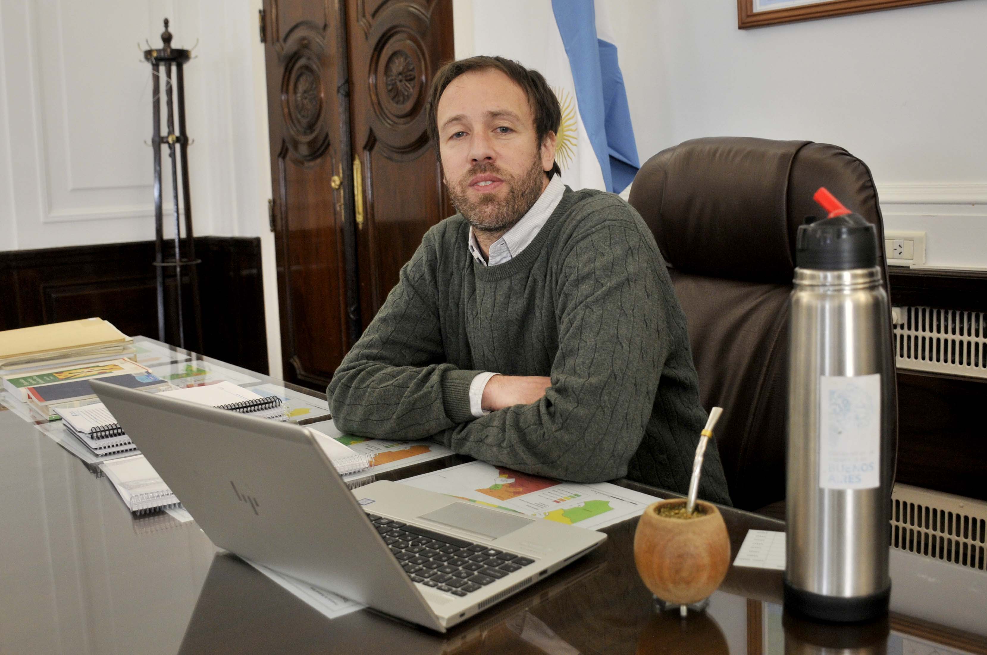 El ministro de Hacienda y Finanzas bonaerense, Pablo López. Foto: Eva Cabrera (Télam)