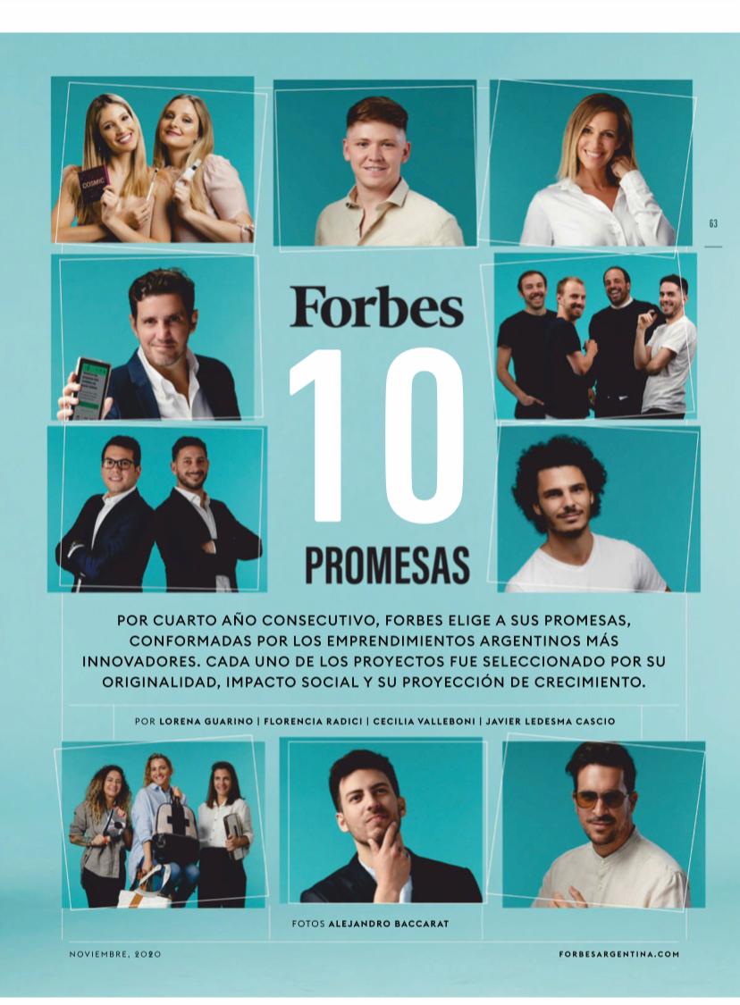 La publicación de la revista Forbes. 
