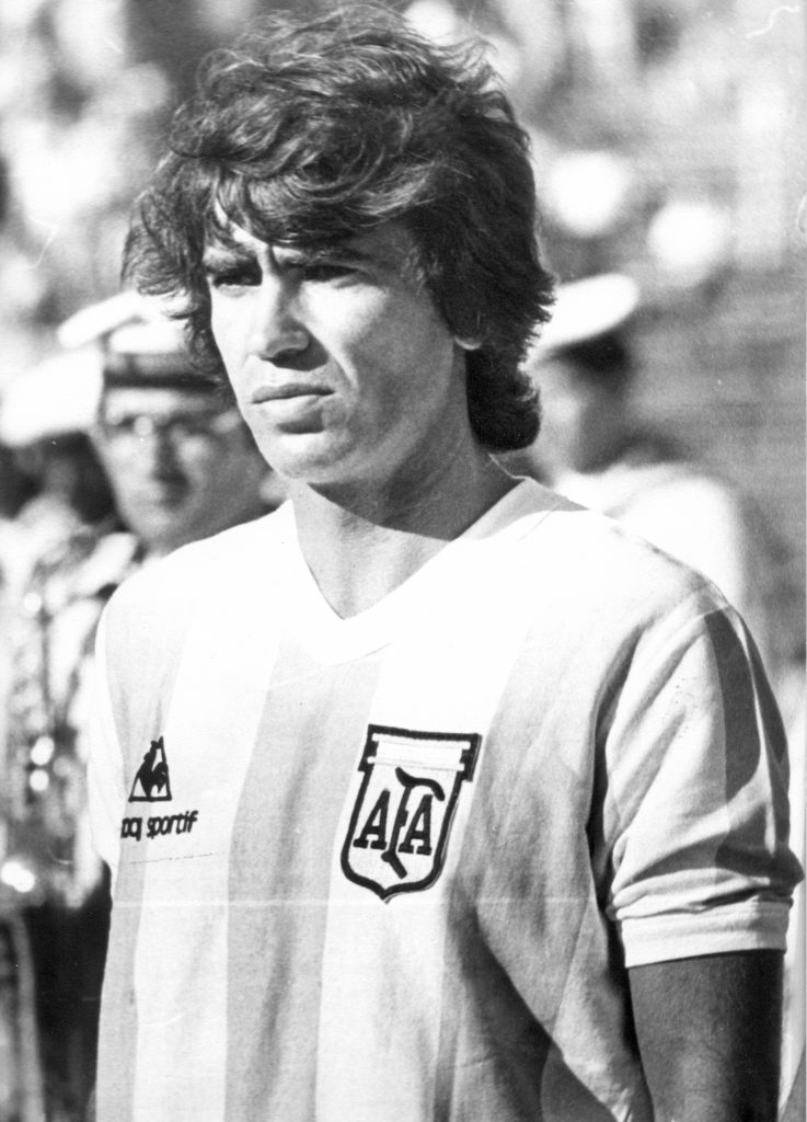 Olguín jugó 60 partidos en la Selección Argentina.