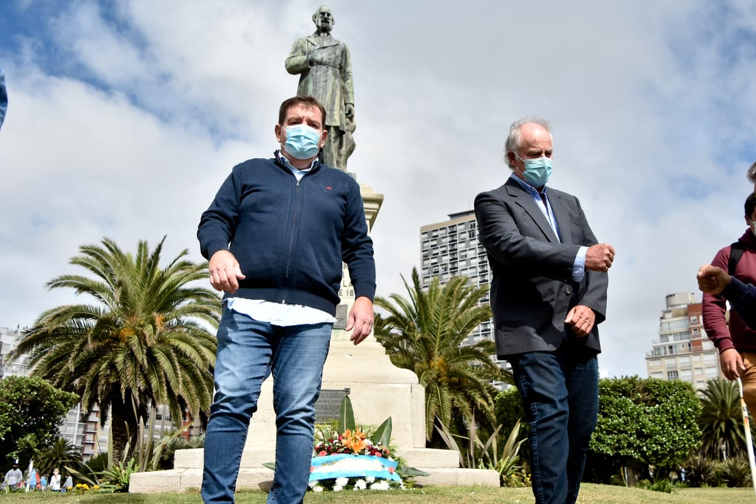 Montenegro, al participar este miércoles del acto oficial por el 147° aniversario de Mar del Plata.