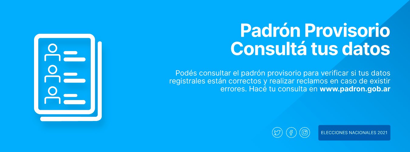 Ya está disponible la publicación del Padrón Provisorio ...