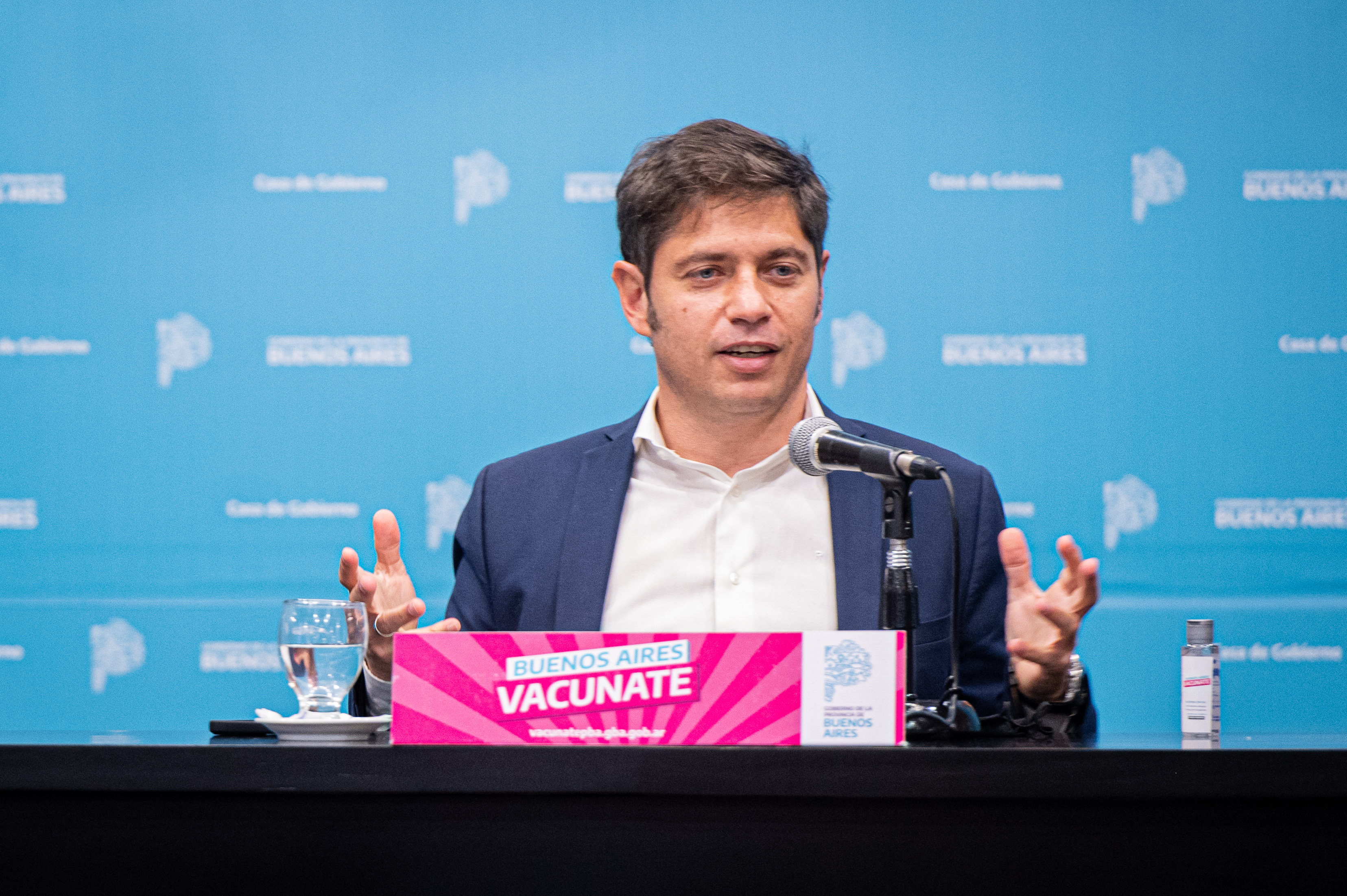 El gobernador Axel Kicillof.