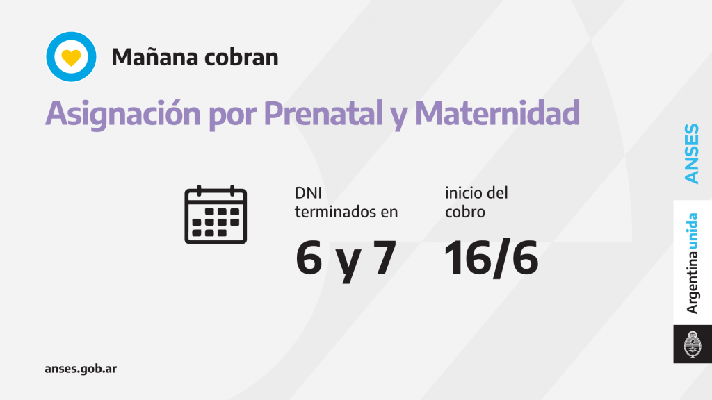 CALENDARIO 16.06.21 - PRENATAL Y MATERNIDAD