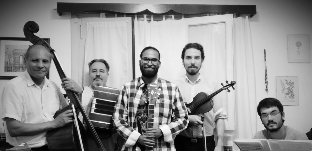 Los integrantes de El Nuevo Quinteto Azul