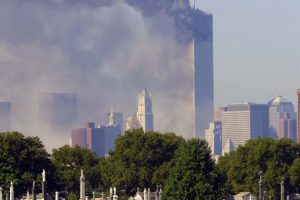 Telam Nueva York 11/SEPT/2001: Distintas escenas desde Queens al World Trade Center, del atentado.
Foto Miguel Rajmil