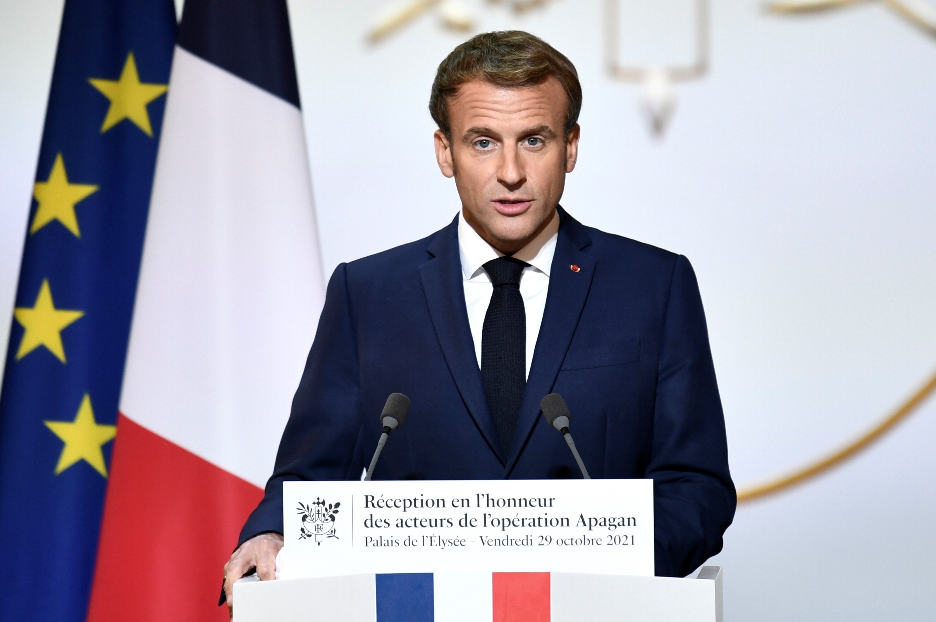 Emmanuel Macron, presidente de Francia. Foto: EFE | EPA | Stephane de Sakutin.