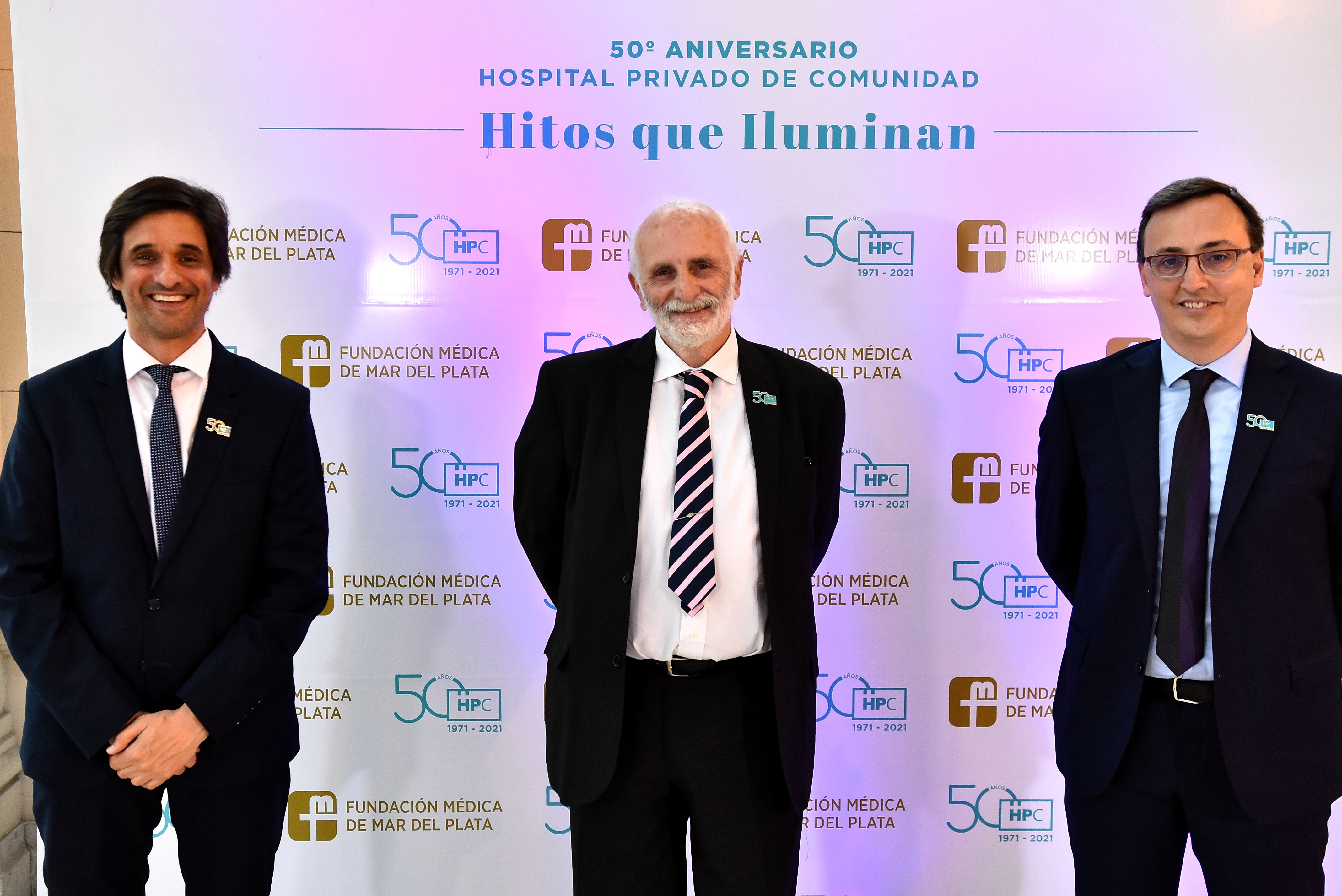 Fernando Santomil, Miguel Angel Statti y Pablo Malfante. 