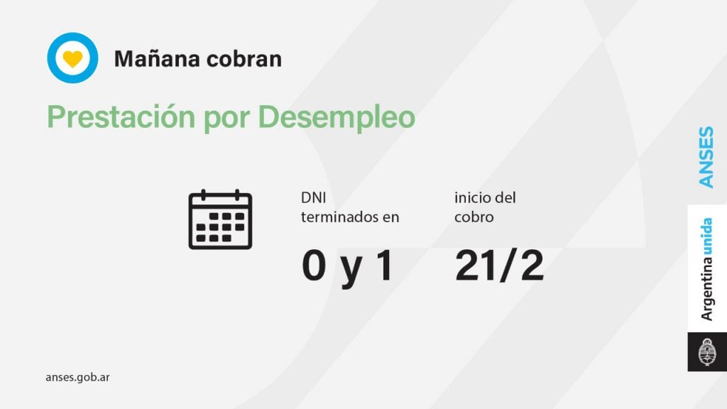 CALENDARIO 21.02.22 - DESEMPLEO