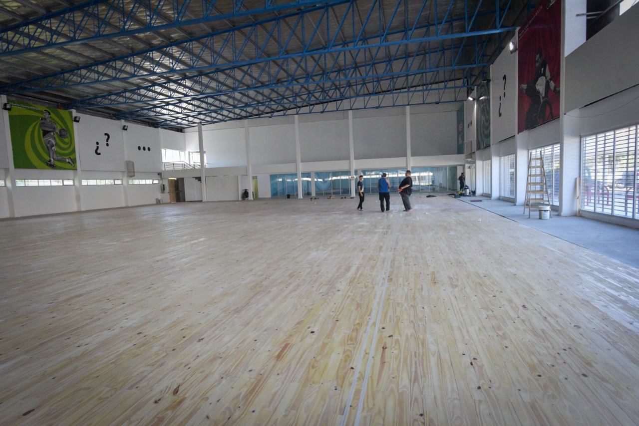 El Polideportivo Centenario podría comenzar a utilizarse en marzo.