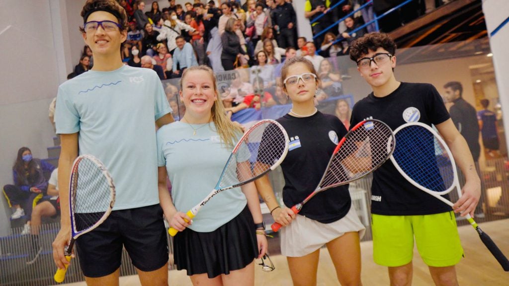 Foto: Juan Pablo Magarola Segundo Portabales y Paula Rivero no pudieron en la definición del dobles mixto ante los colombianos Sara Caicedo y Juan Felipe Hernández.