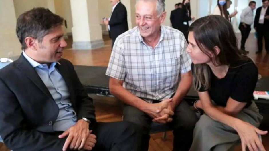 En la campaña del PJ, Kicillof se había mostrado con Raverta y su candidato, Eduardo Cóppola. 
