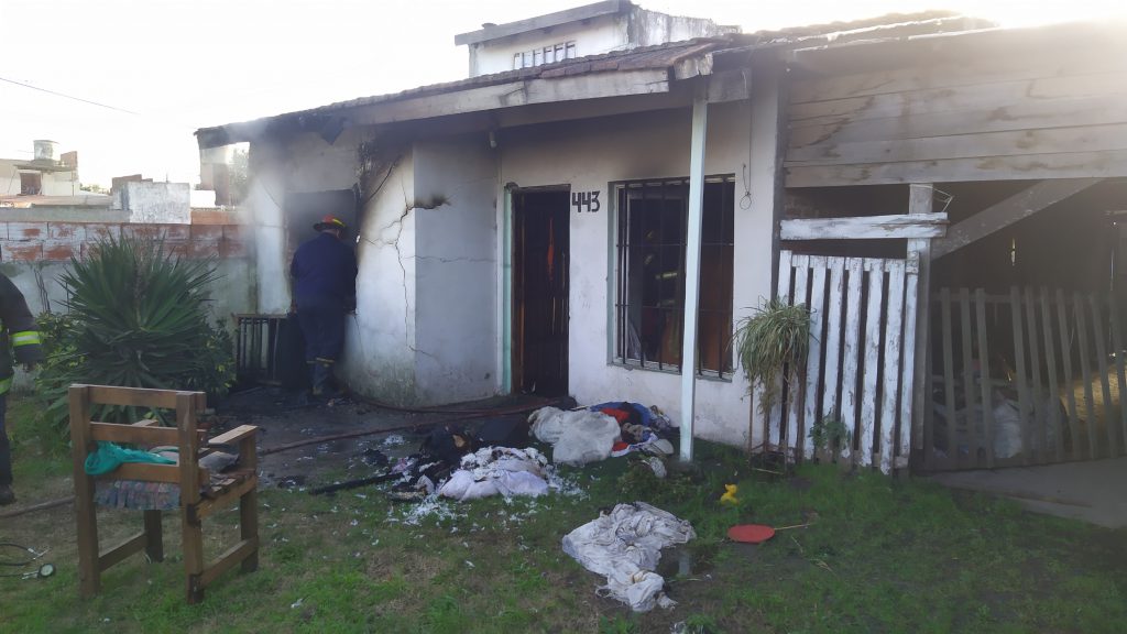 La casa donde Botegui fue asesinado fue incendiada.
