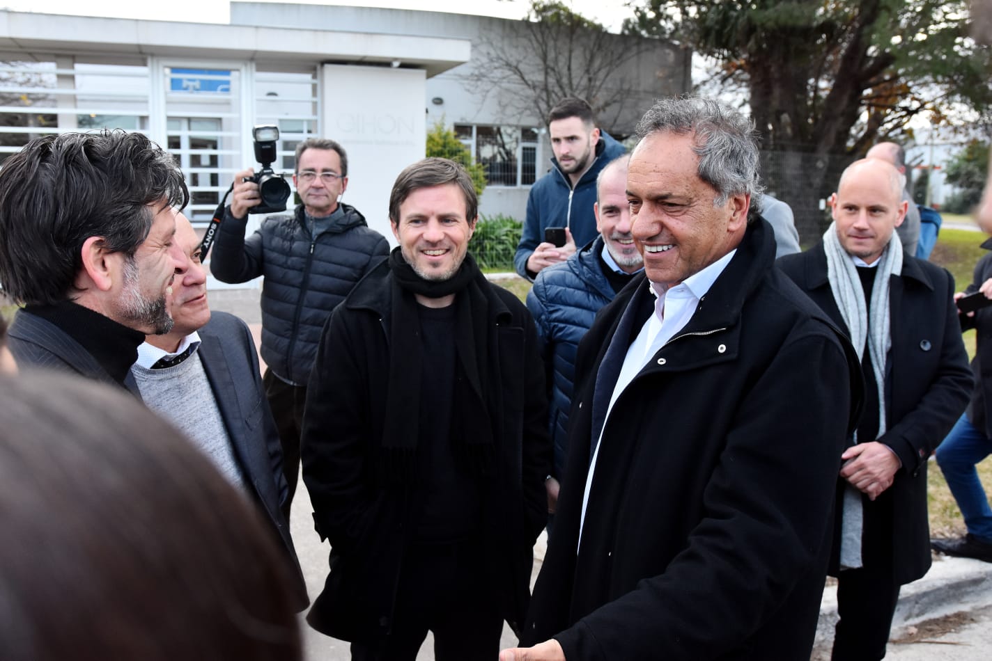 El ministro de Desarrollo Productivo, Daniel Scioli, visitó el Parque Industrial de Mar del Plata junto a su par bonaerense, Augusto Costa.